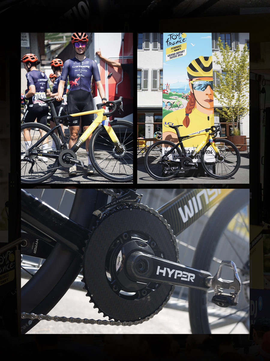 HYPER crankset race validation collage