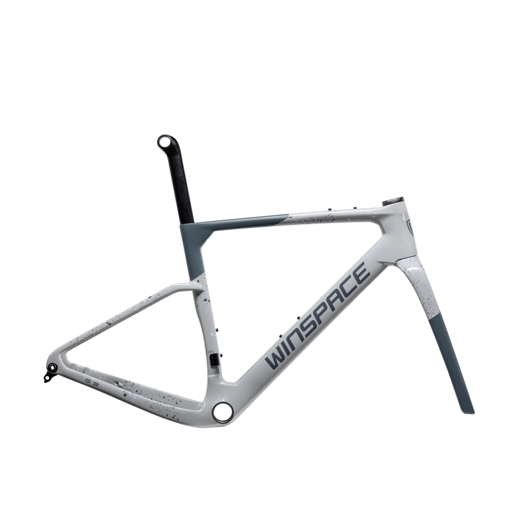 Red Winspace G2 gravel bike frameset